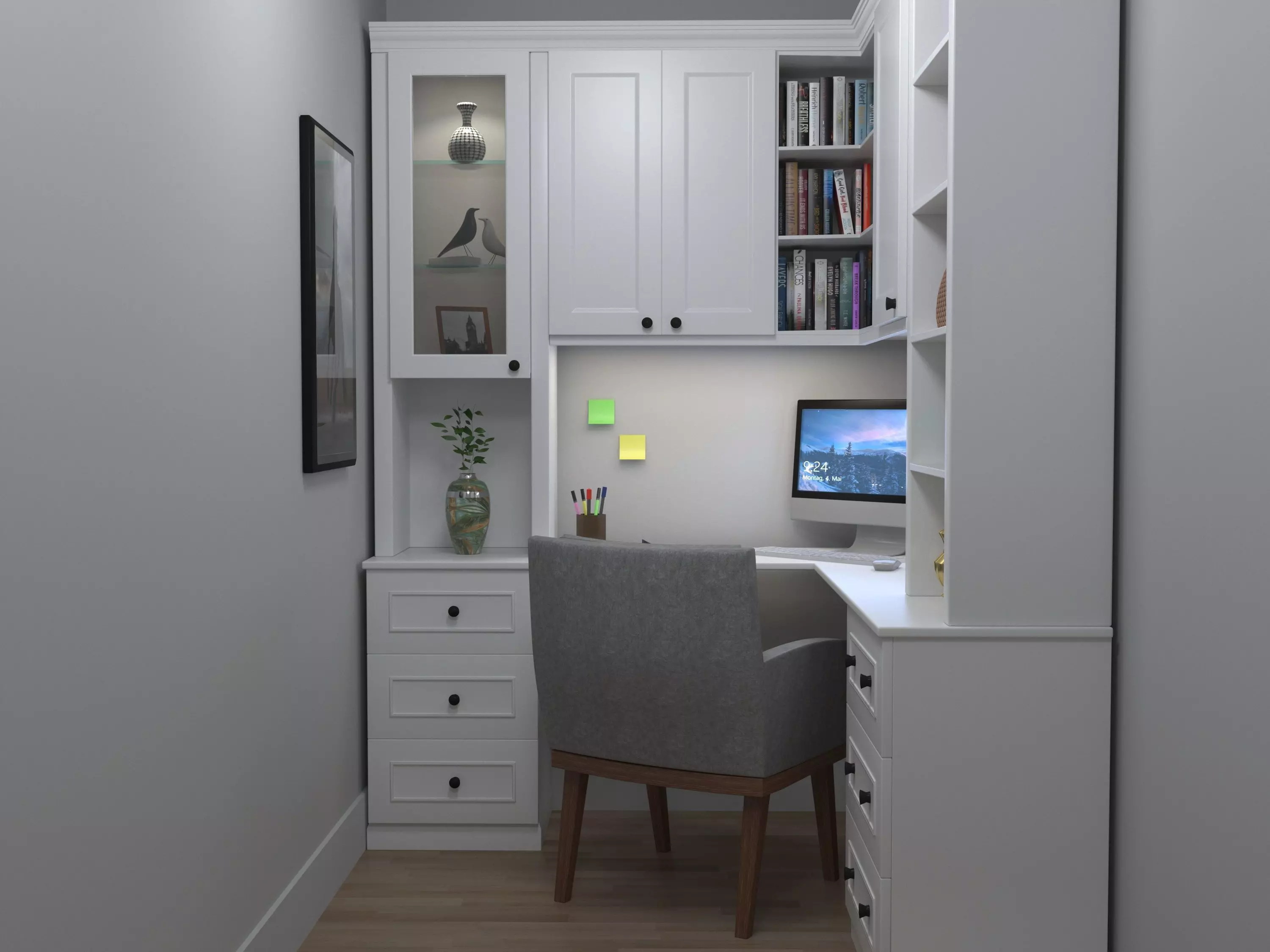 Study Room 3D model_0