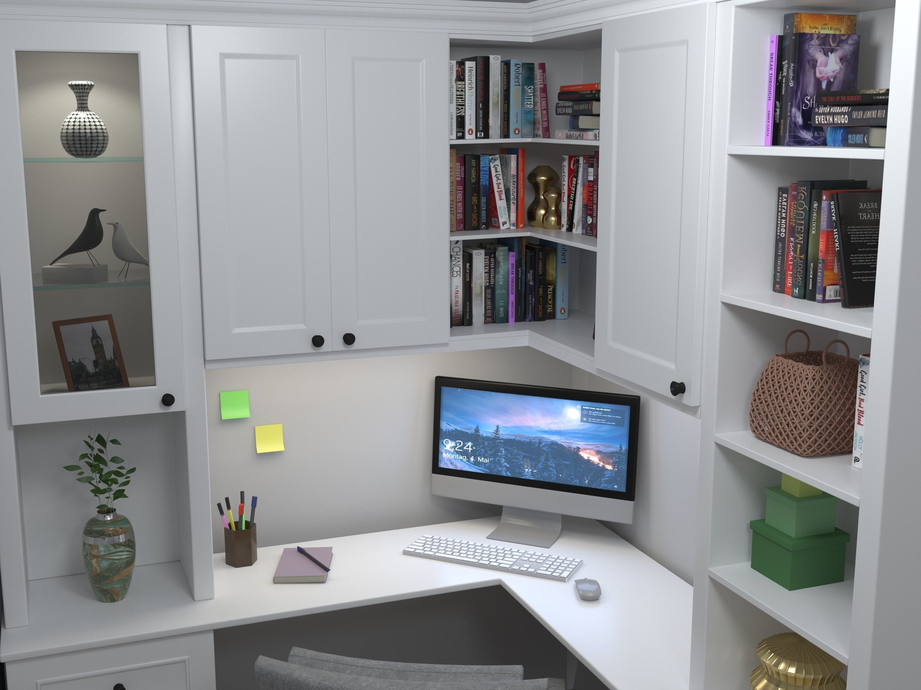 Study Room 3D model_4