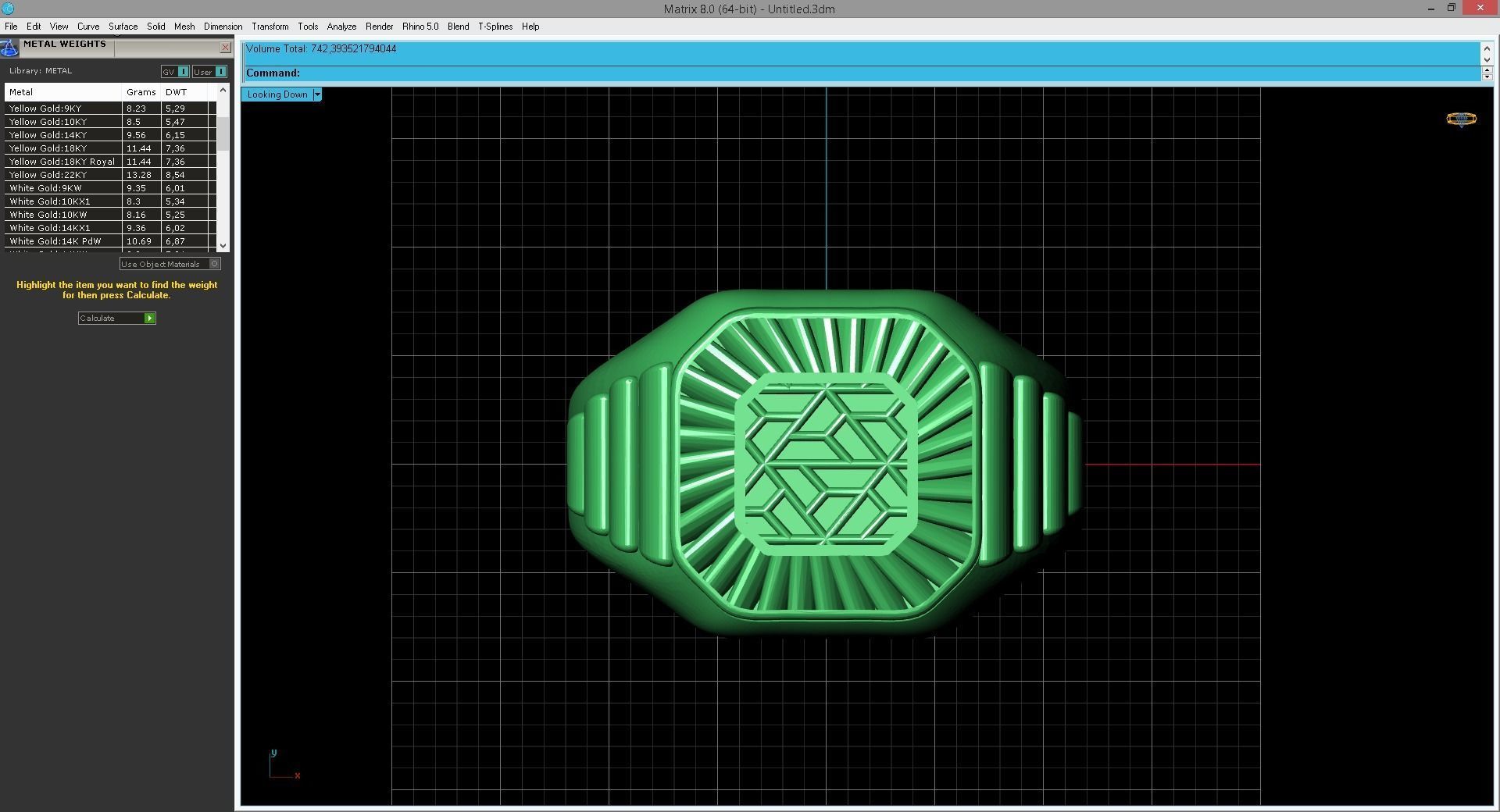Gents Ring - Mens Ring STL READY FILES With 3DM Files 3D model 3D print model_5