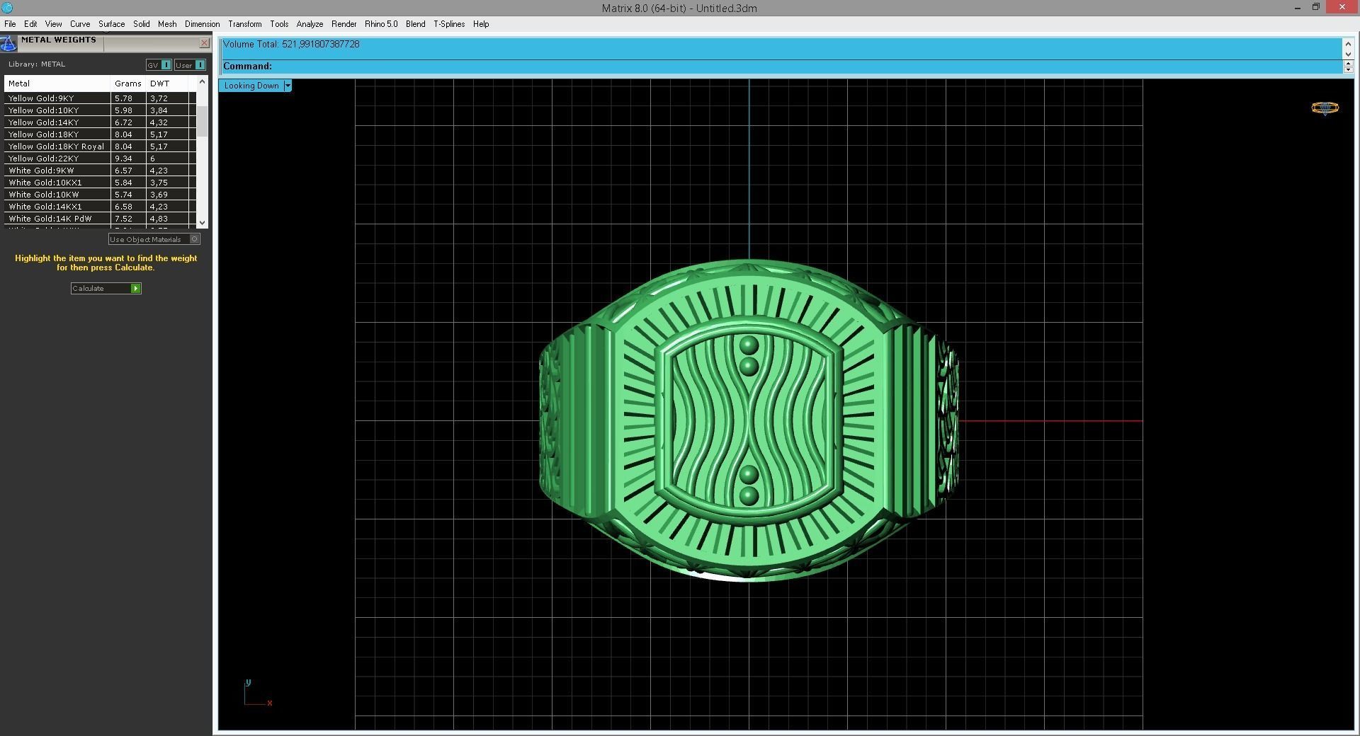 Gents Ring - Mens Ring STL READY FILES With 3DM Files 3D model 3D print model_5