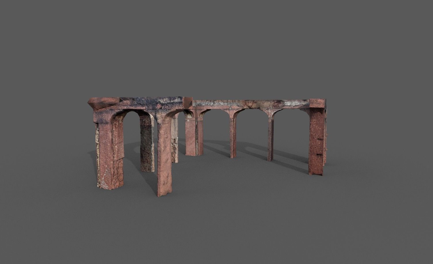 Stone Pillar Low Poly Low-poly 3D model_7