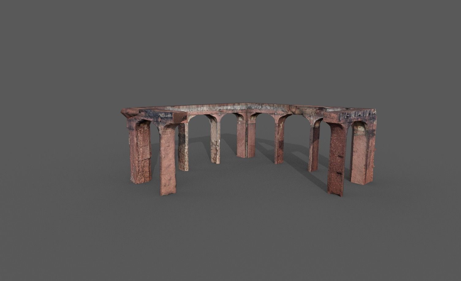 Stone Pillar Low Poly Low-poly 3D model_6