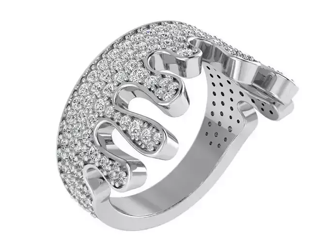 Crown ring 2864 3D print model