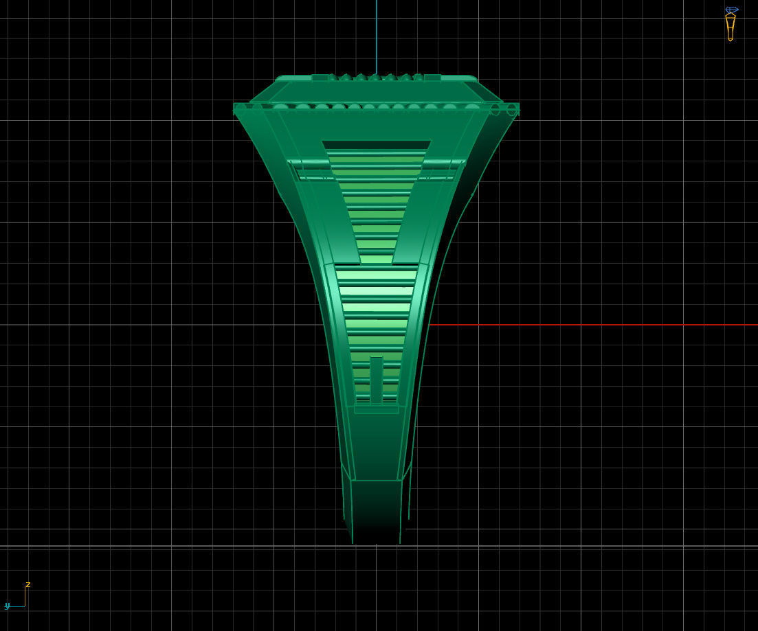 Gents Ring - Mens Ring STL READY FILES With 3DM Files 3D model 3D print model_3