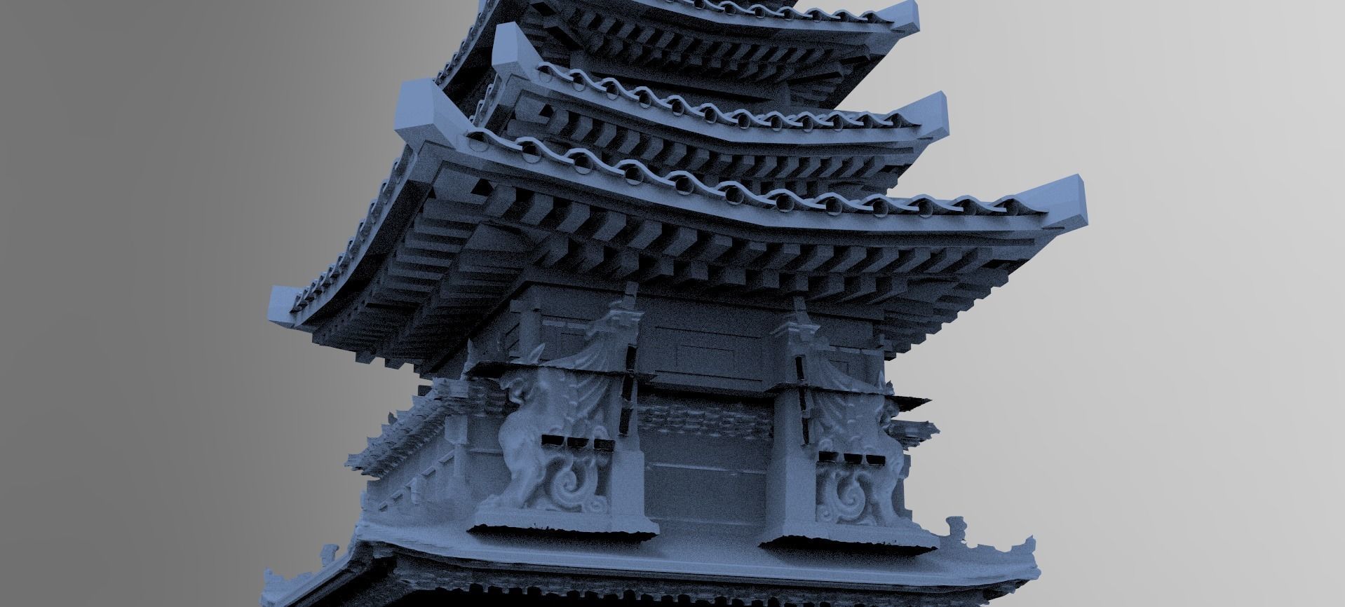 Meditation Tower 5  3D model_1