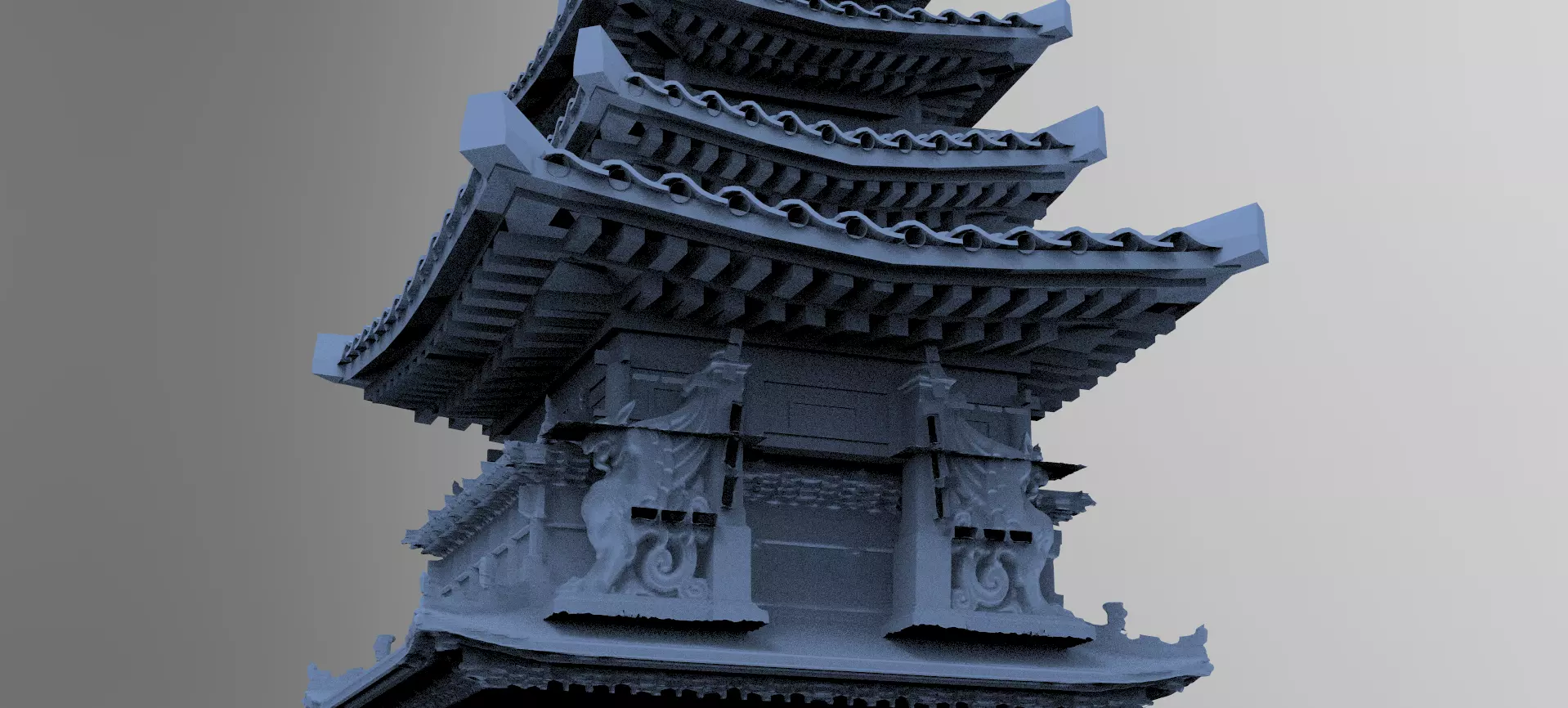 Meditation Tower 5  3D model_0