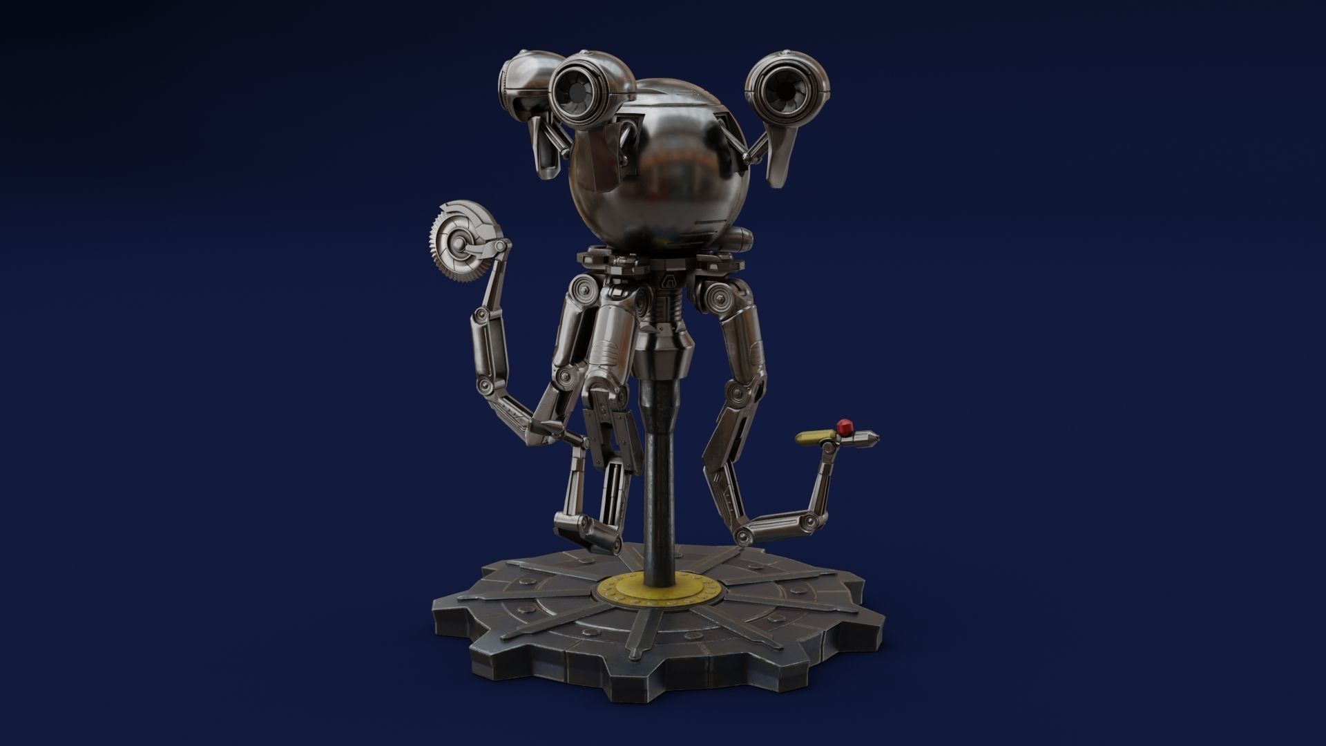 Fallout Codsworth 3D model 3D printable CGTrader