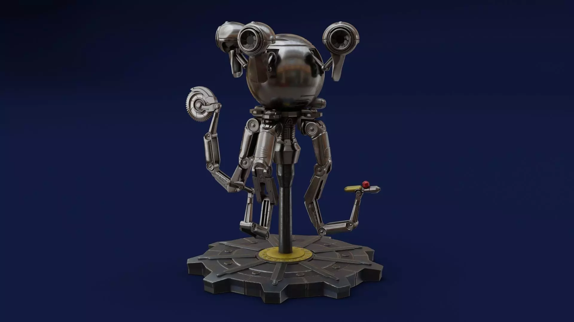 Fallout Codsworth 3D print model_0