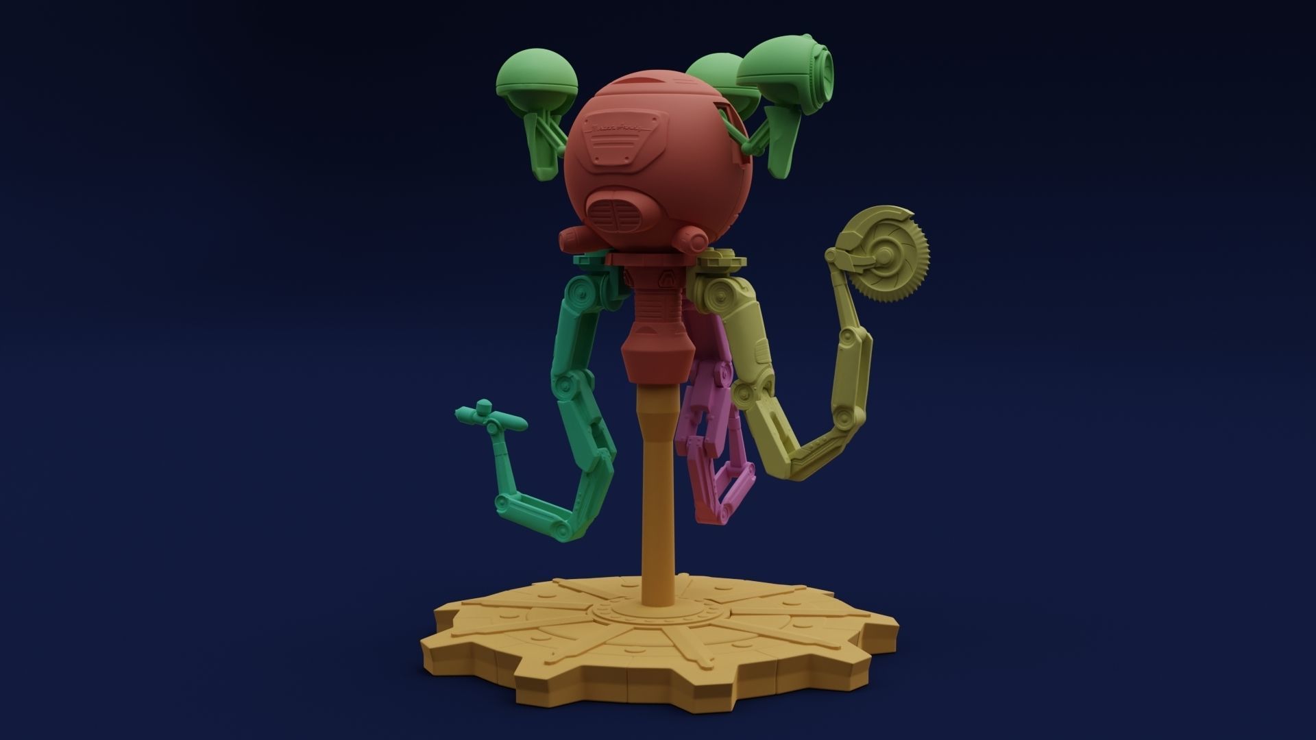 Fallout Codsworth 3D print model_16