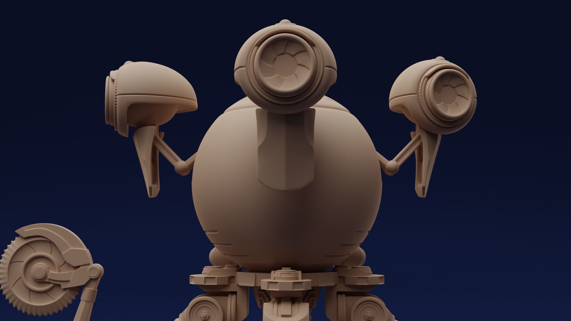 Fallout Codsworth 3D print model_10