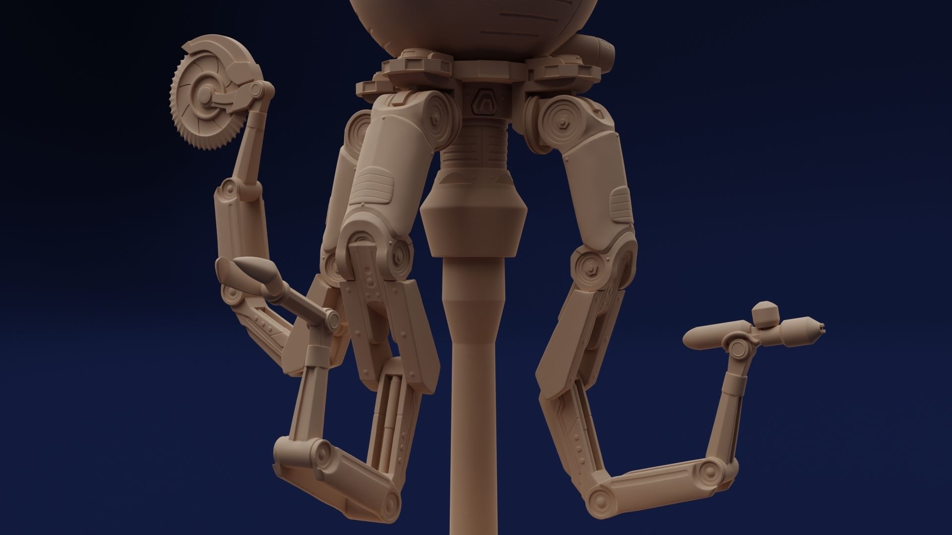 Fallout Codsworth 3D print model_11