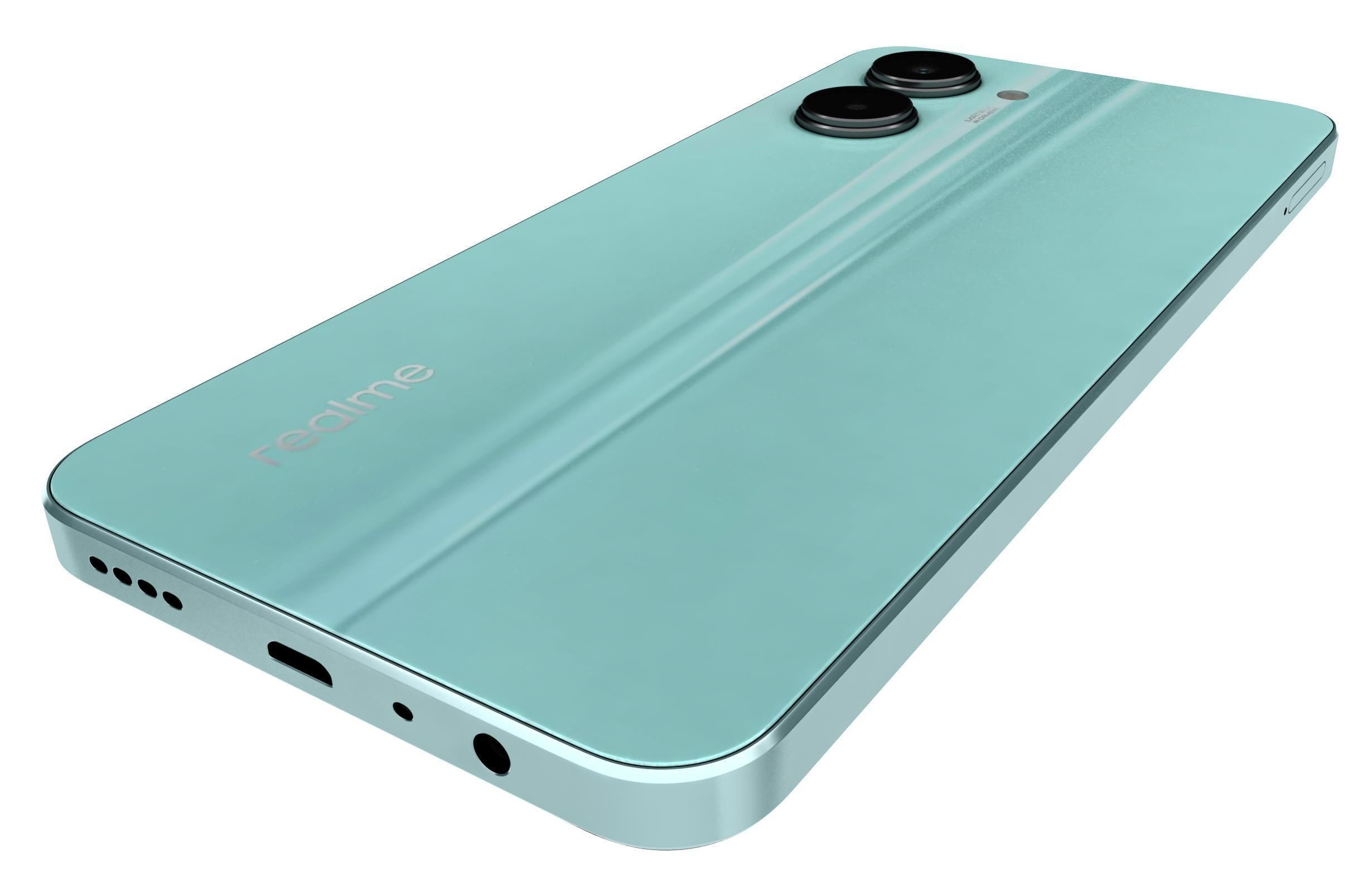 Realme C33 Green 3D model_14