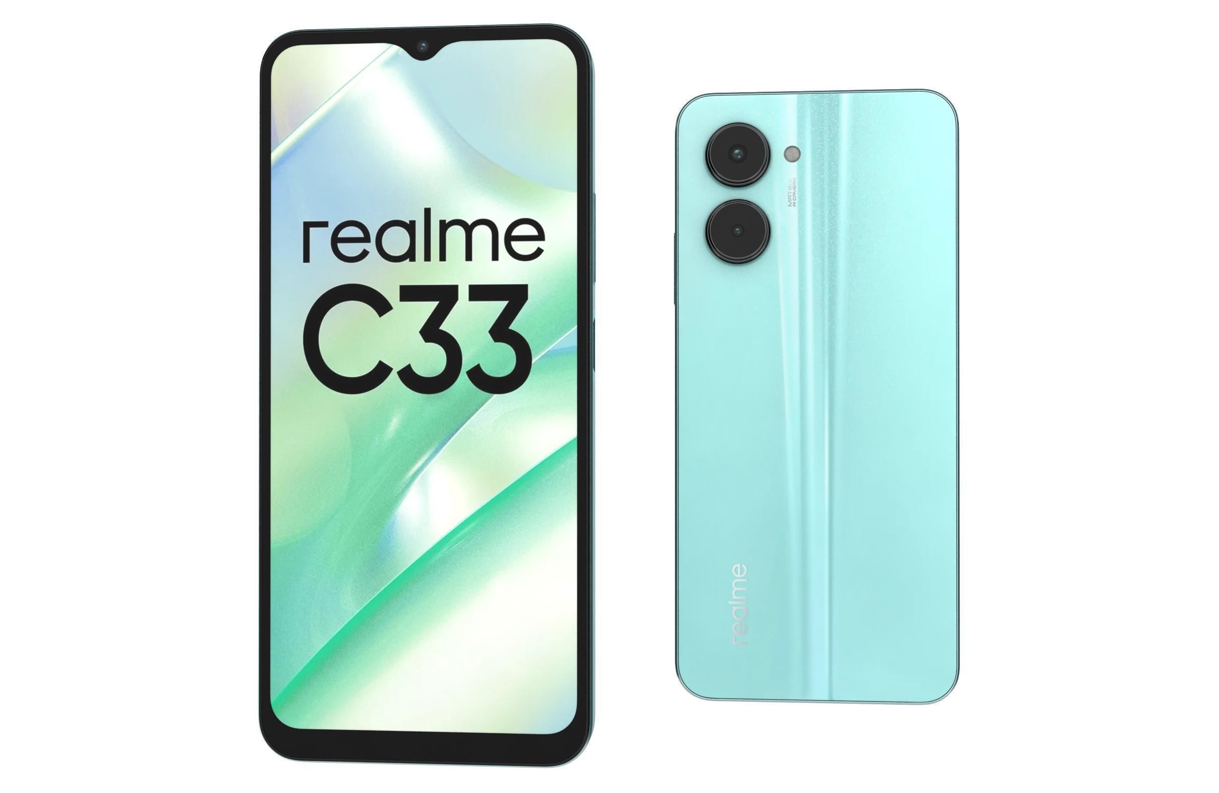 Realme C33 Green 3D model_6