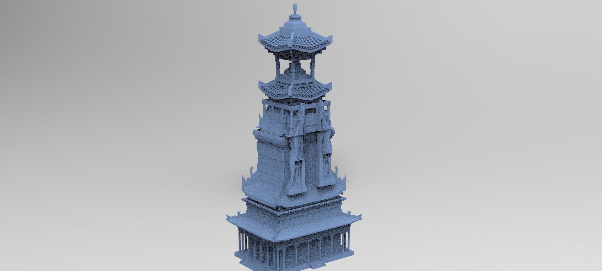 Warlord Tower  3D model_1