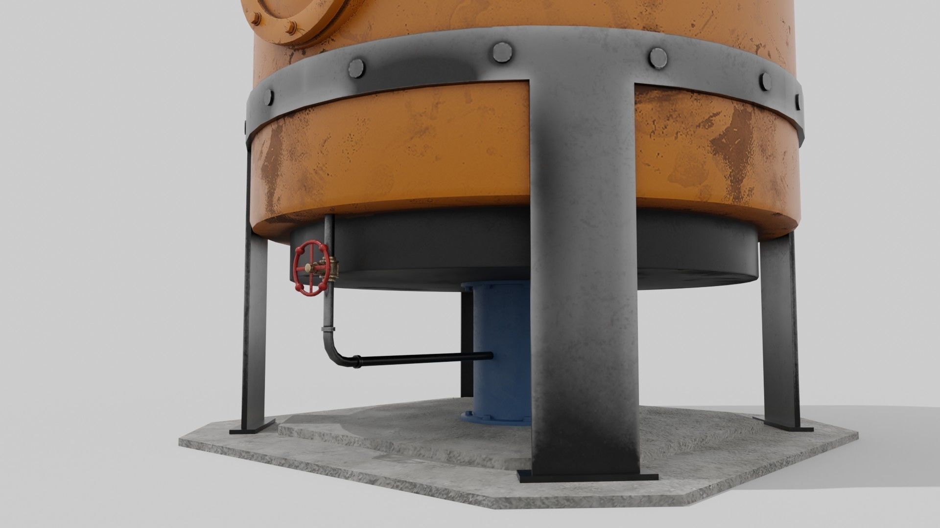 Liquid storage Low-poly 3D model_30