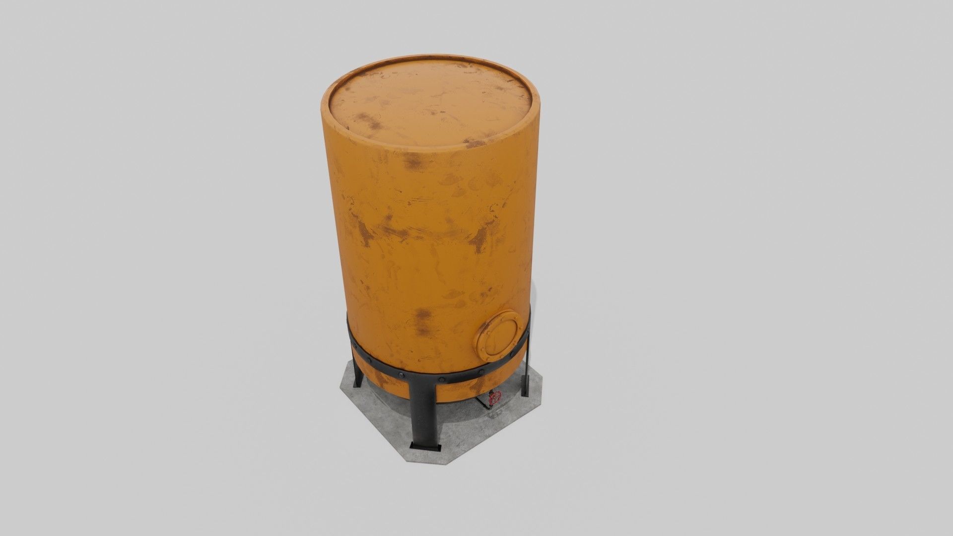 Liquid storage Low-poly 3D model_29