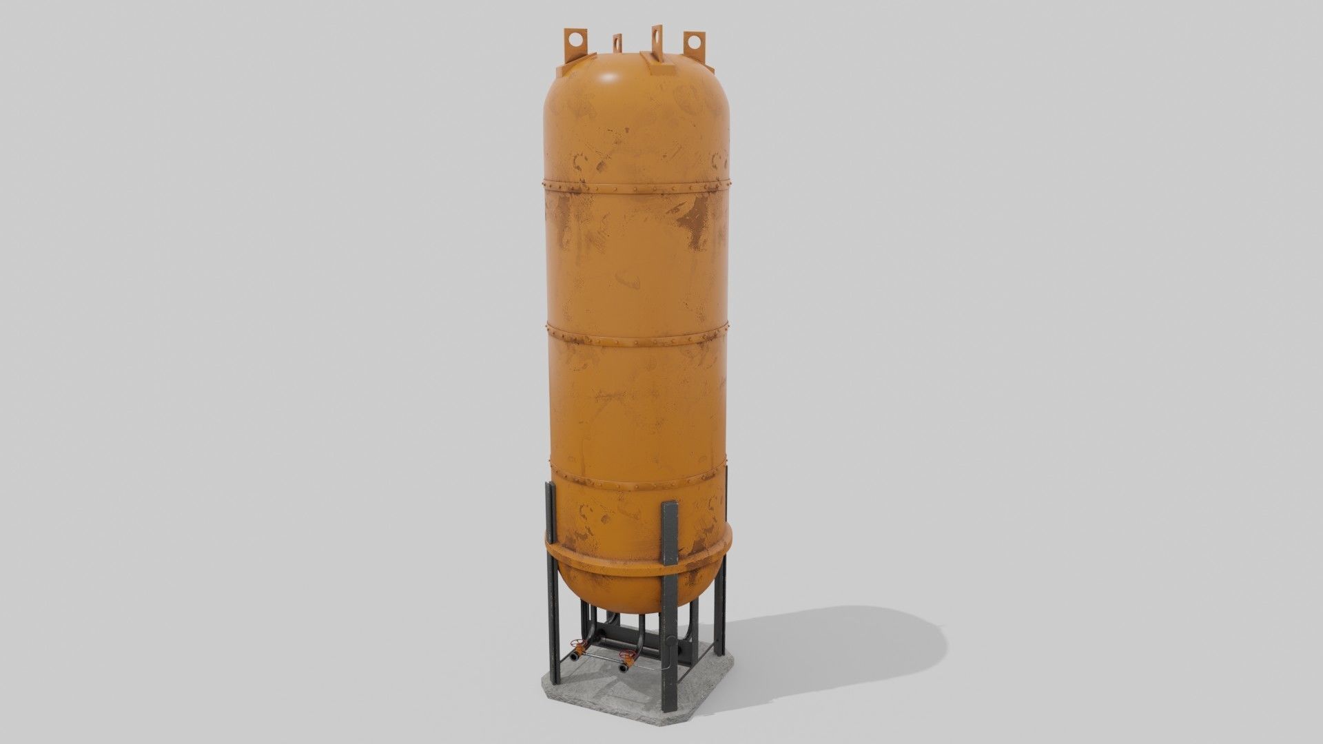 Liquid storage Low-poly 3D model_9