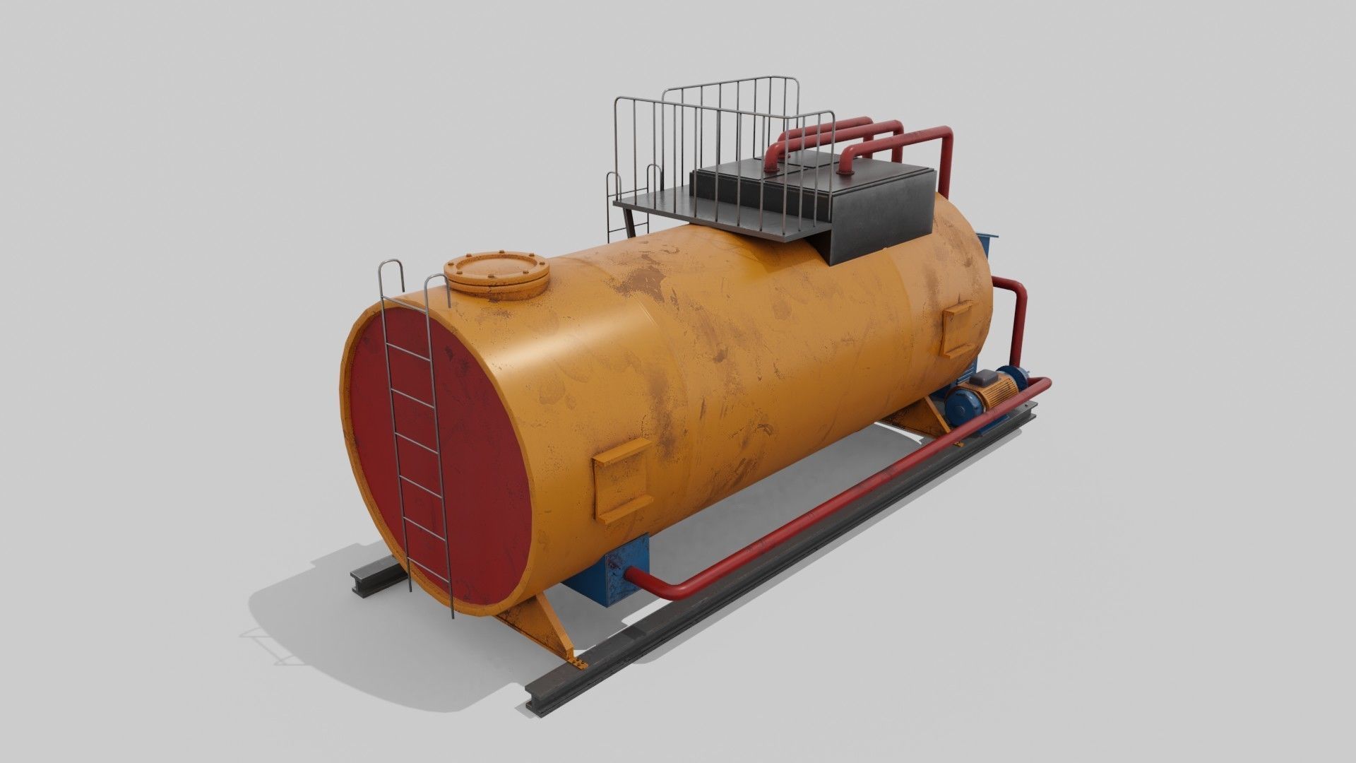 Liquid storage Low-poly 3D model_22