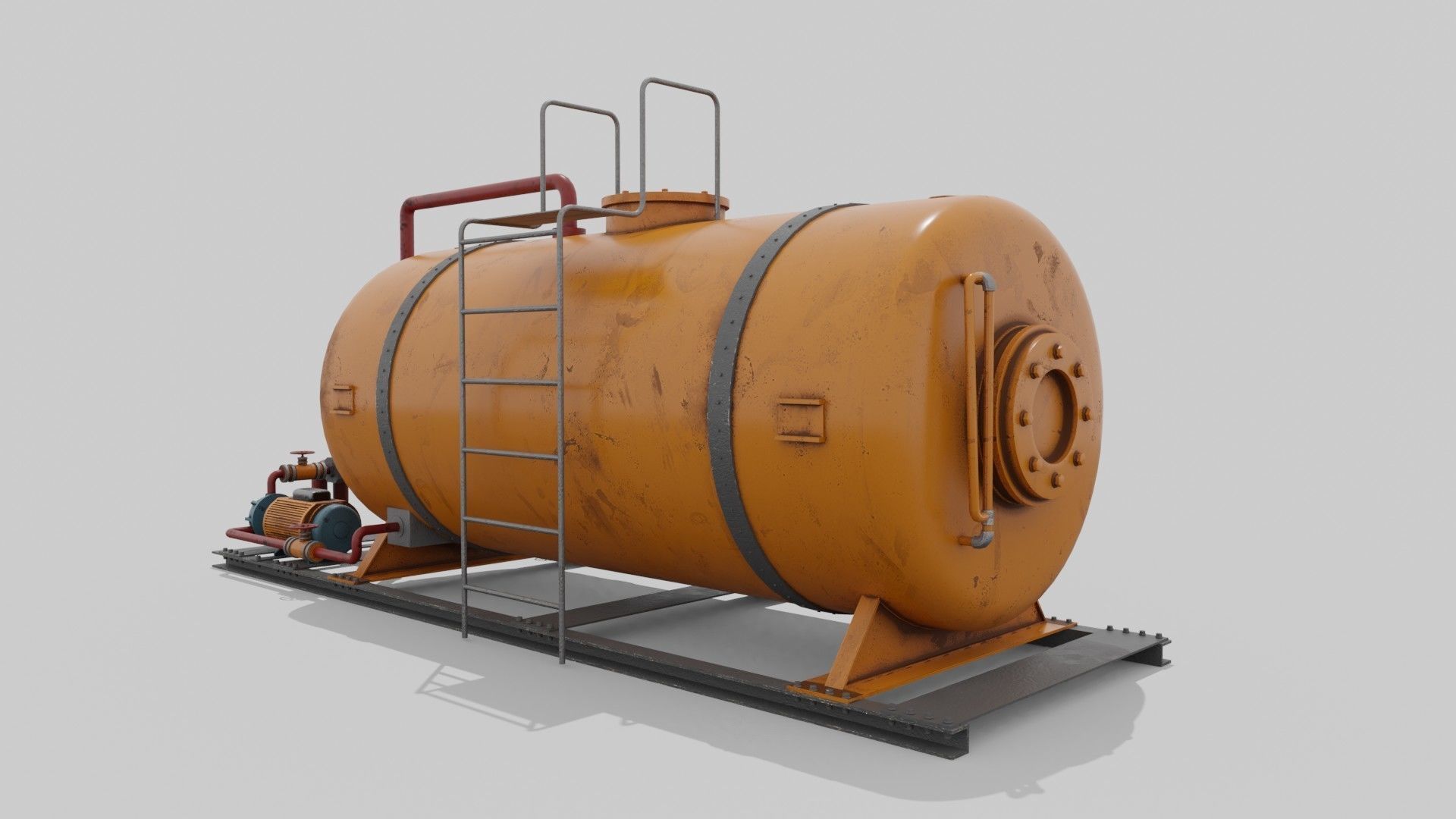 Liquid storage Low-poly 3D model_7