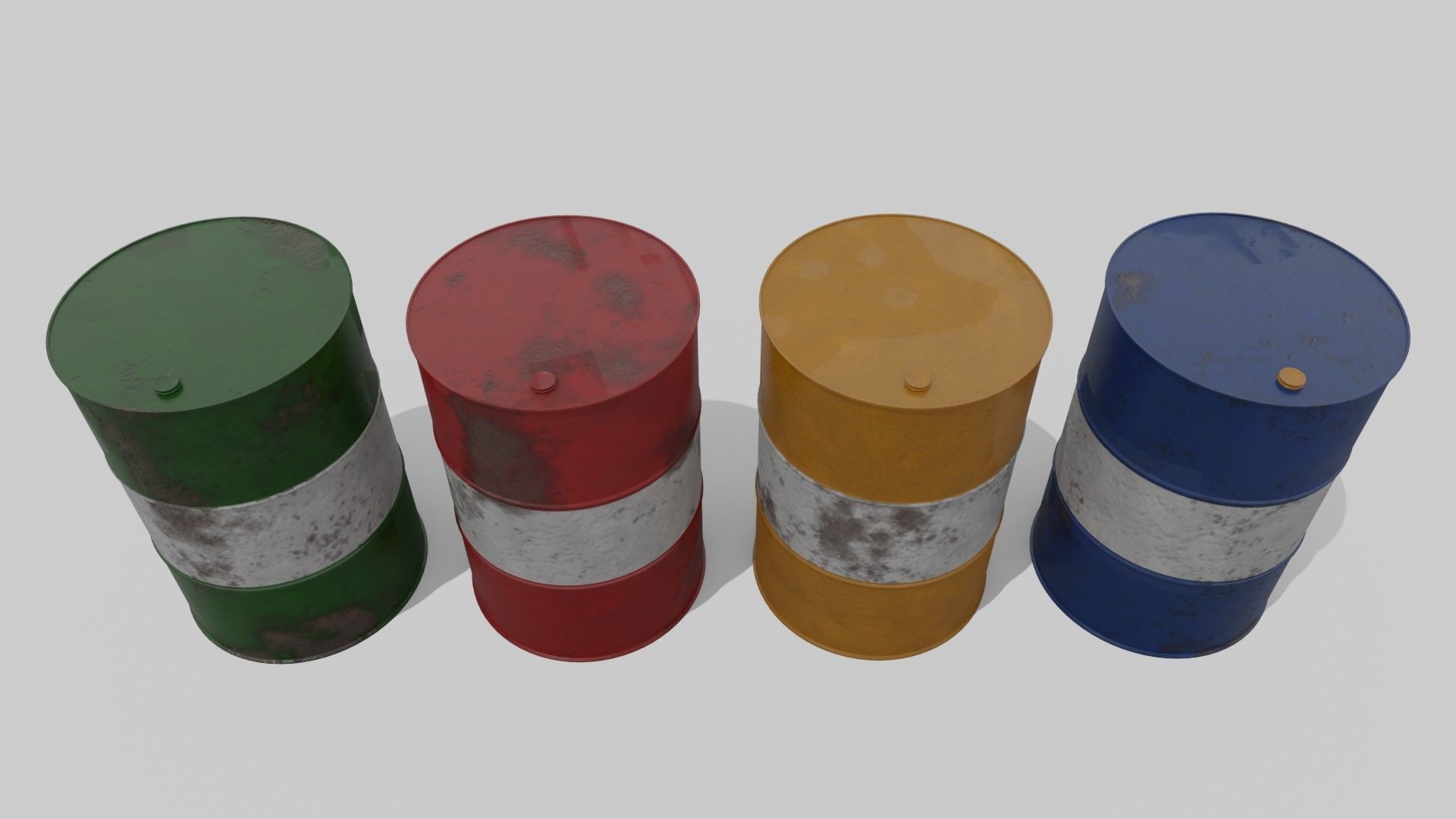 Liquid storage Low-poly 3D model_27