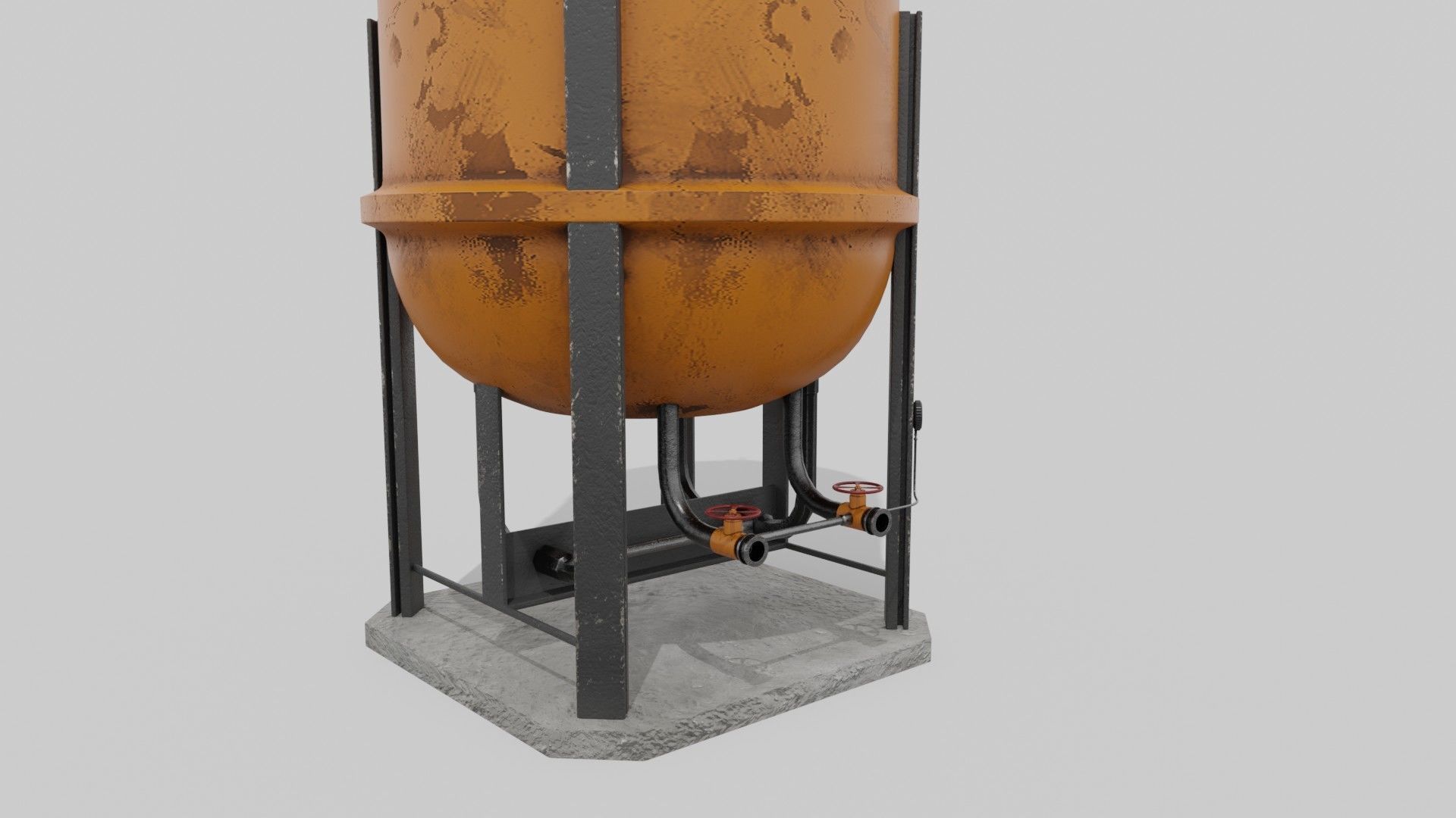 Liquid storage Low-poly 3D model_11