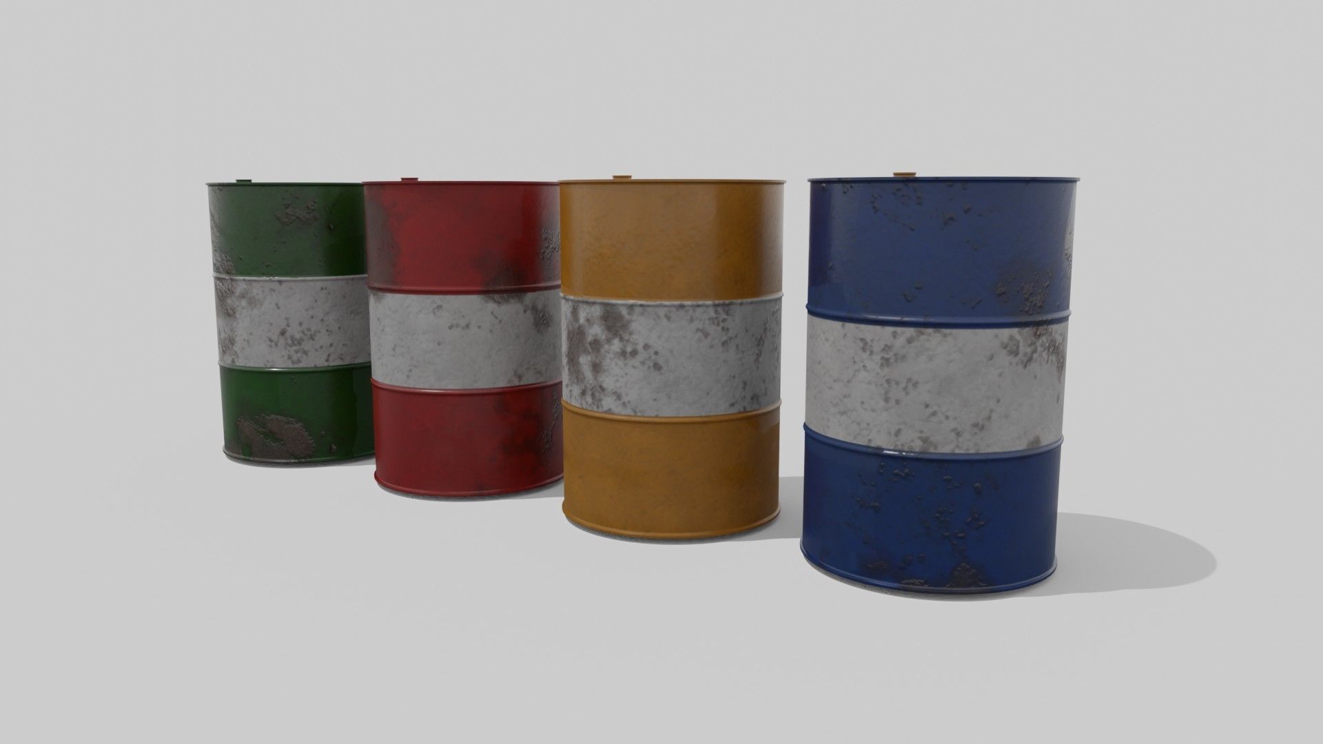 Liquid storage Low-poly 3D model_25