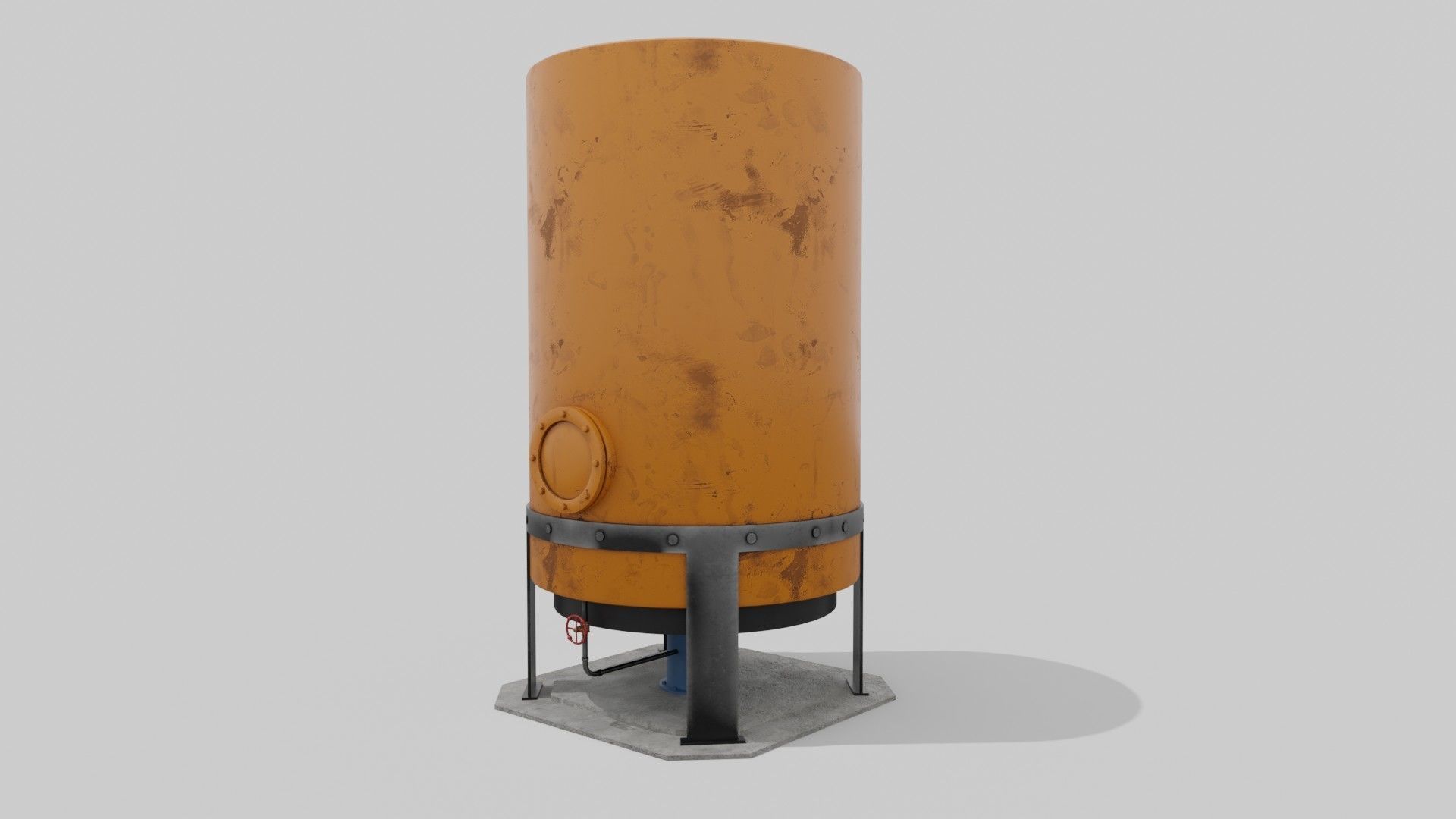 Liquid storage Low-poly 3D model_28