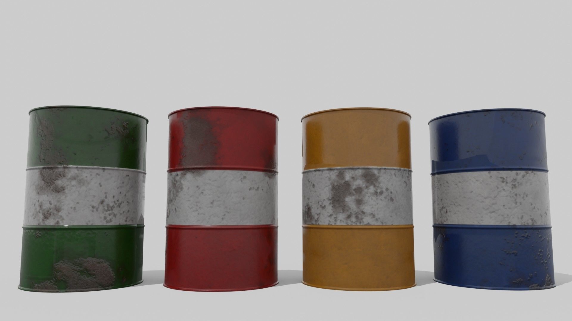 Liquid storage Low-poly 3D model_26