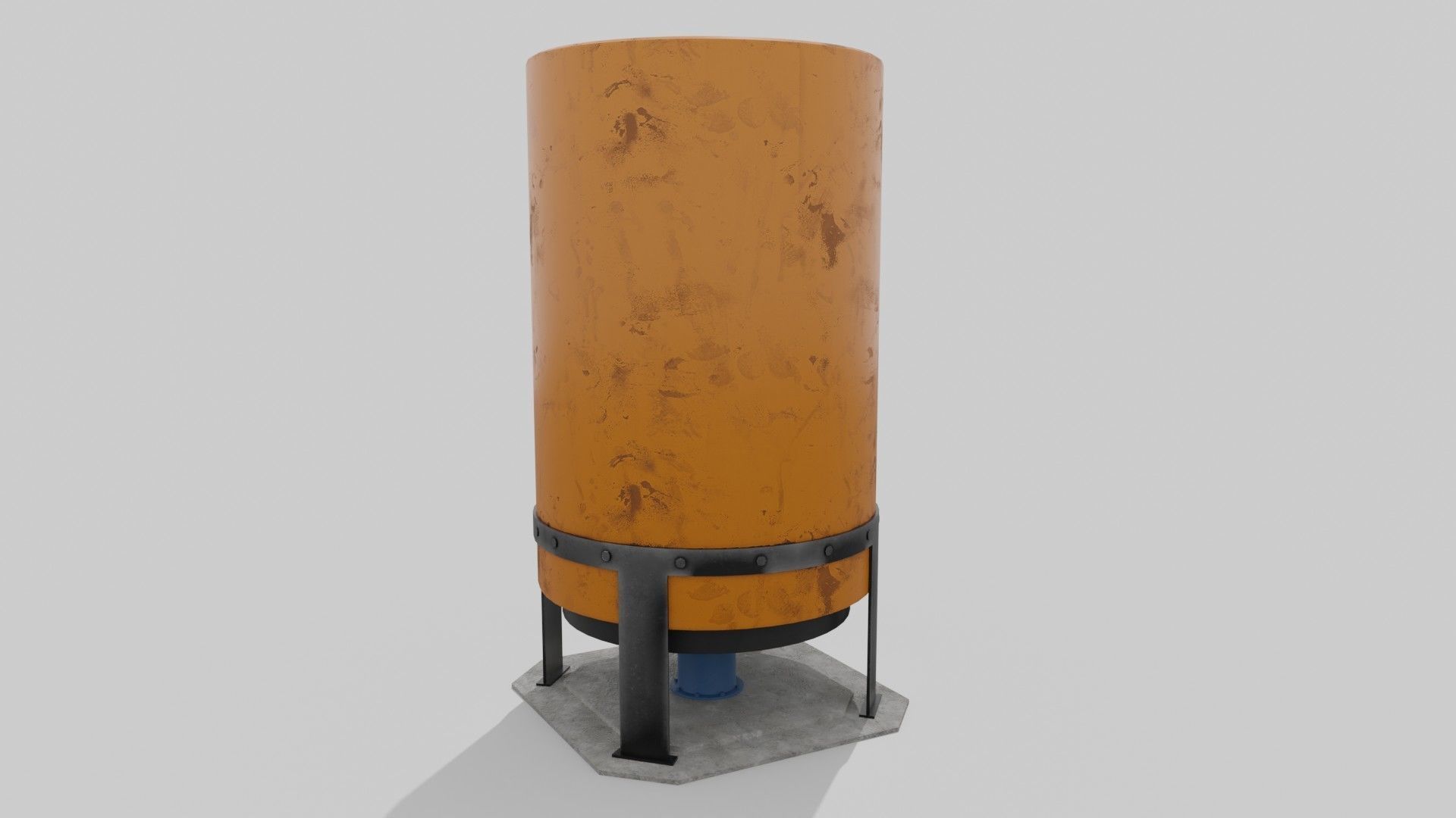 Liquid storage Low-poly 3D model_31