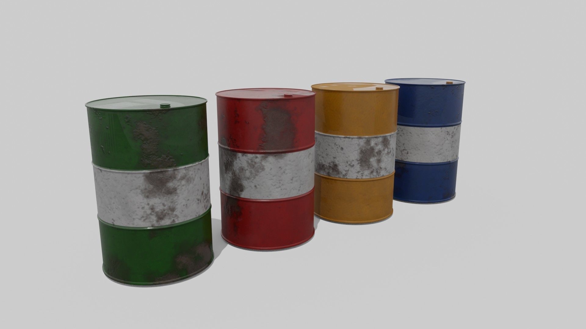 Liquid storage Low-poly 3D model_24