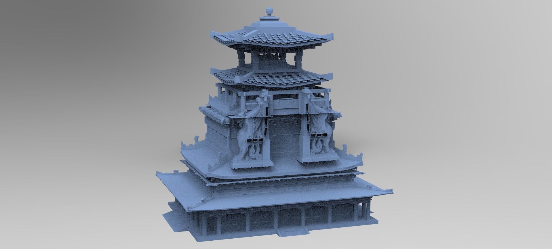 Warlord Tower 4  3D model_1