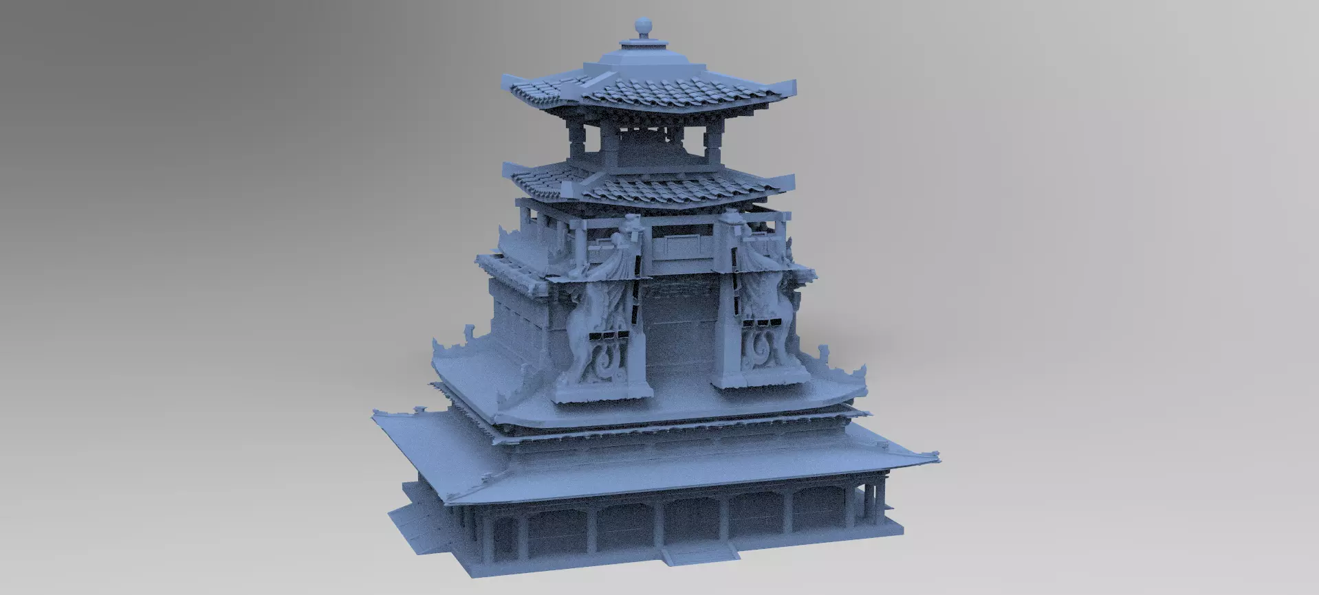 Warlord Tower 4  3D model_0