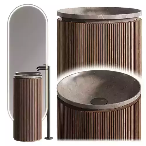 Inbani Grate Vanity Unit Set 8