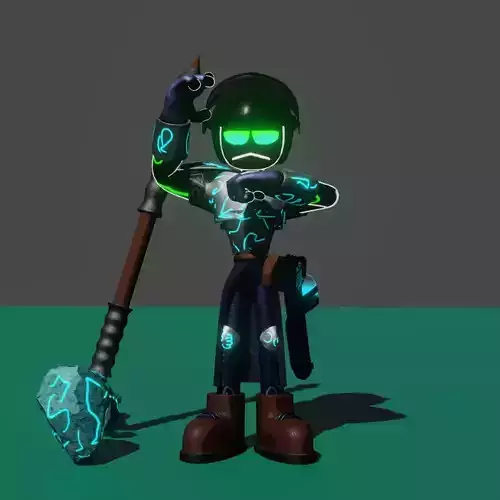 Shadow Character 3 The Enforcer Free 3D model