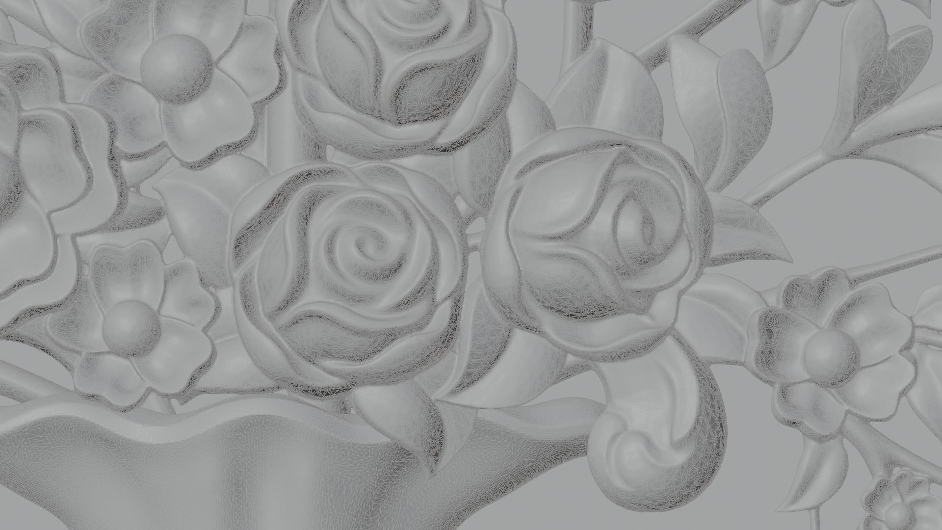 CNC Wall Panel Sculpted Ornament vol 5 3D print model_8