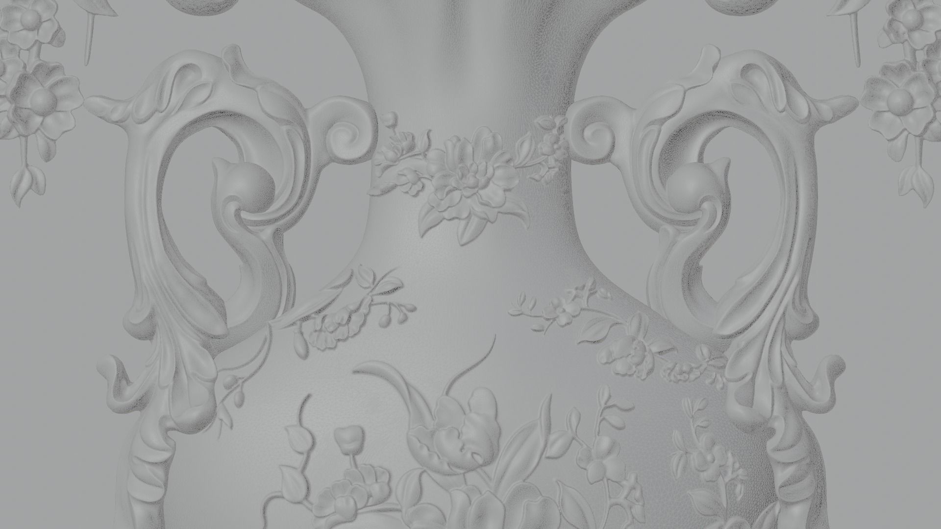 CNC Wall Panel Sculpted Ornament vol 5 3D print model_7