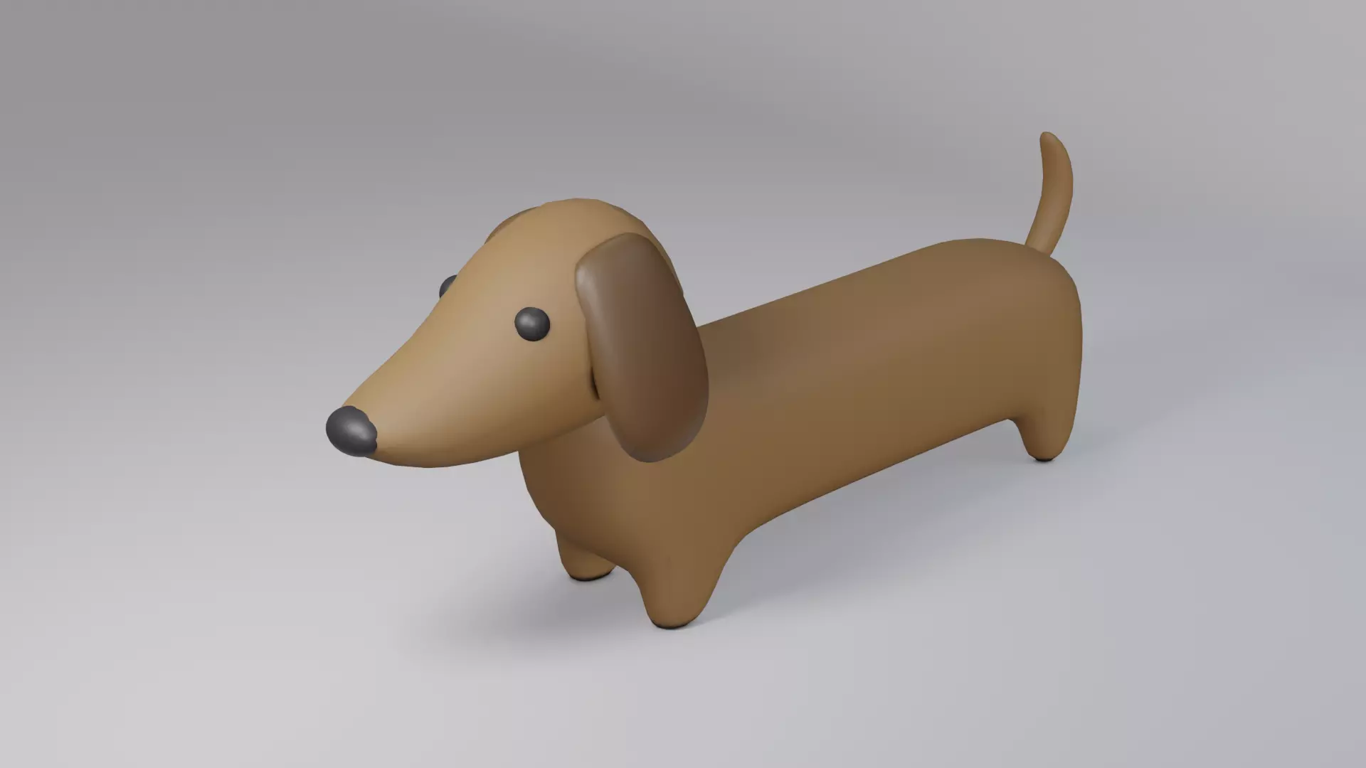 Velu the dachshund Free 3D print model_0