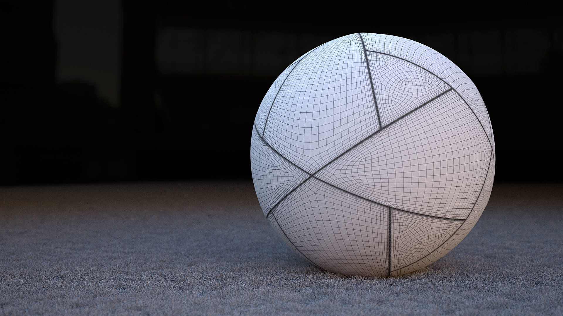 FIFA WORLD CUP 2022 Official Match Ball 3D model_1