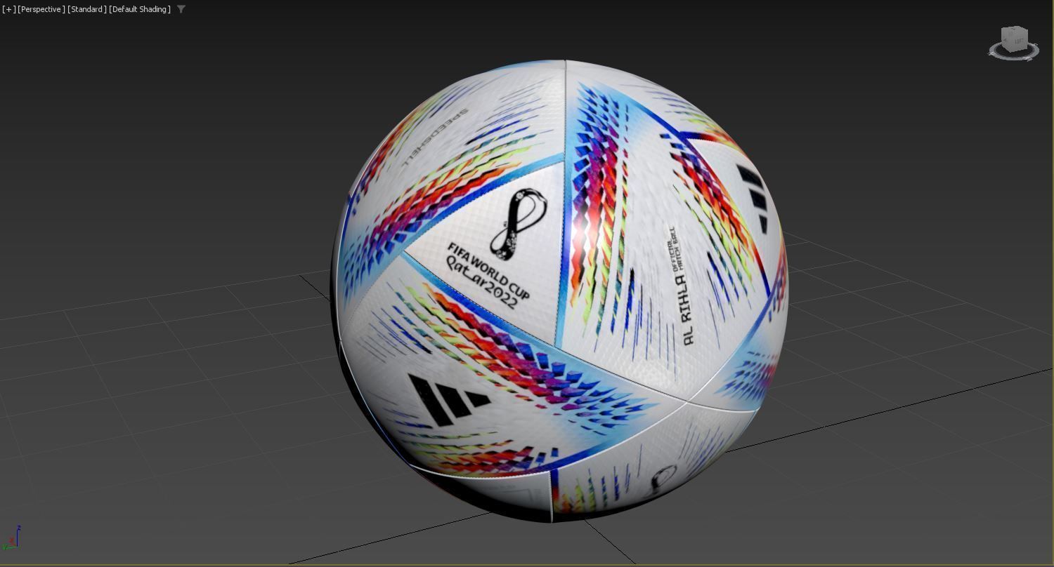 FIFA WORLD CUP 2022 Official Match Ball 3D model_8