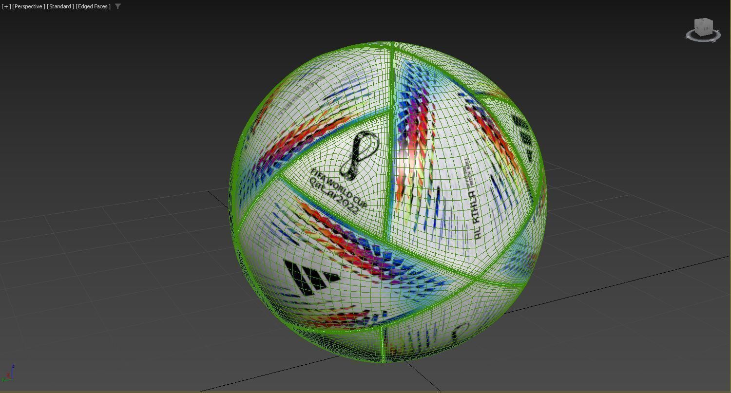 FIFA WORLD CUP 2022 Official Match Ball 3D model_7