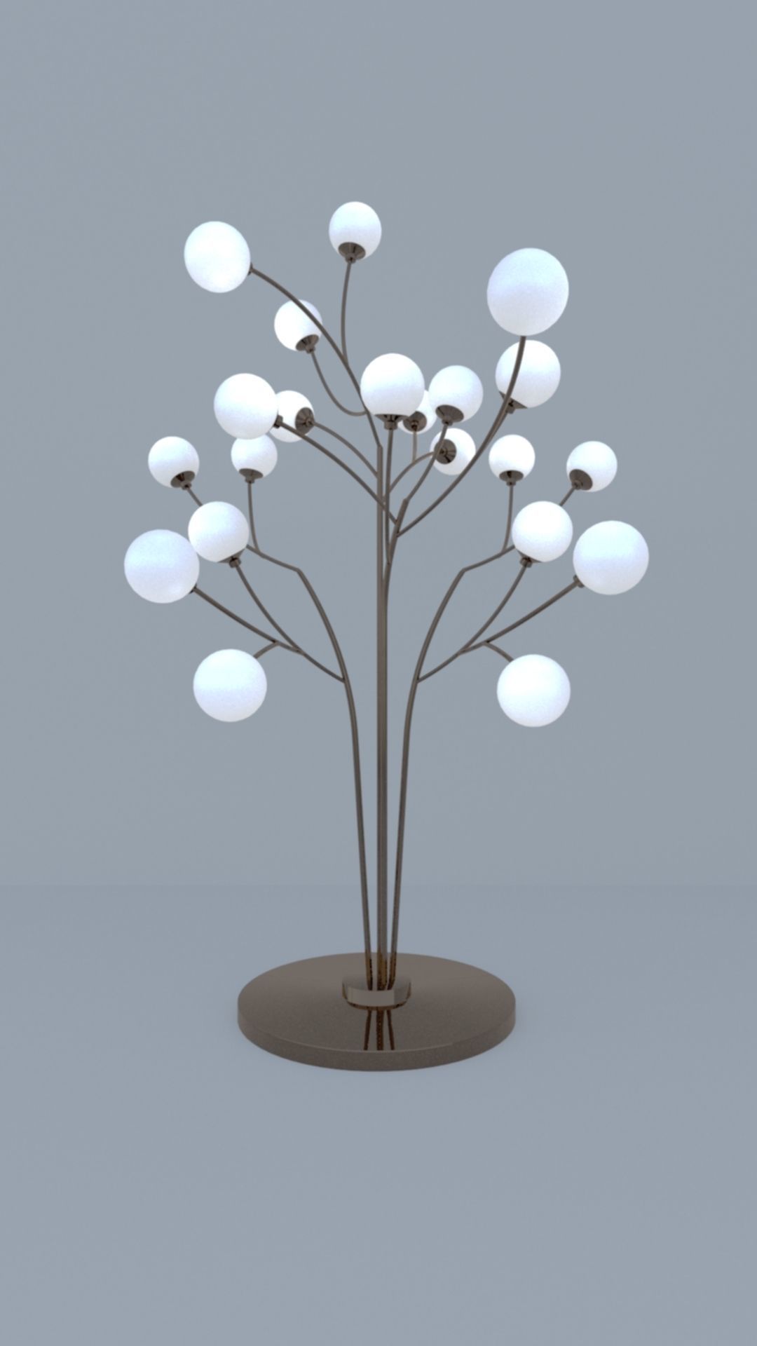 tree lamp 3D model_5