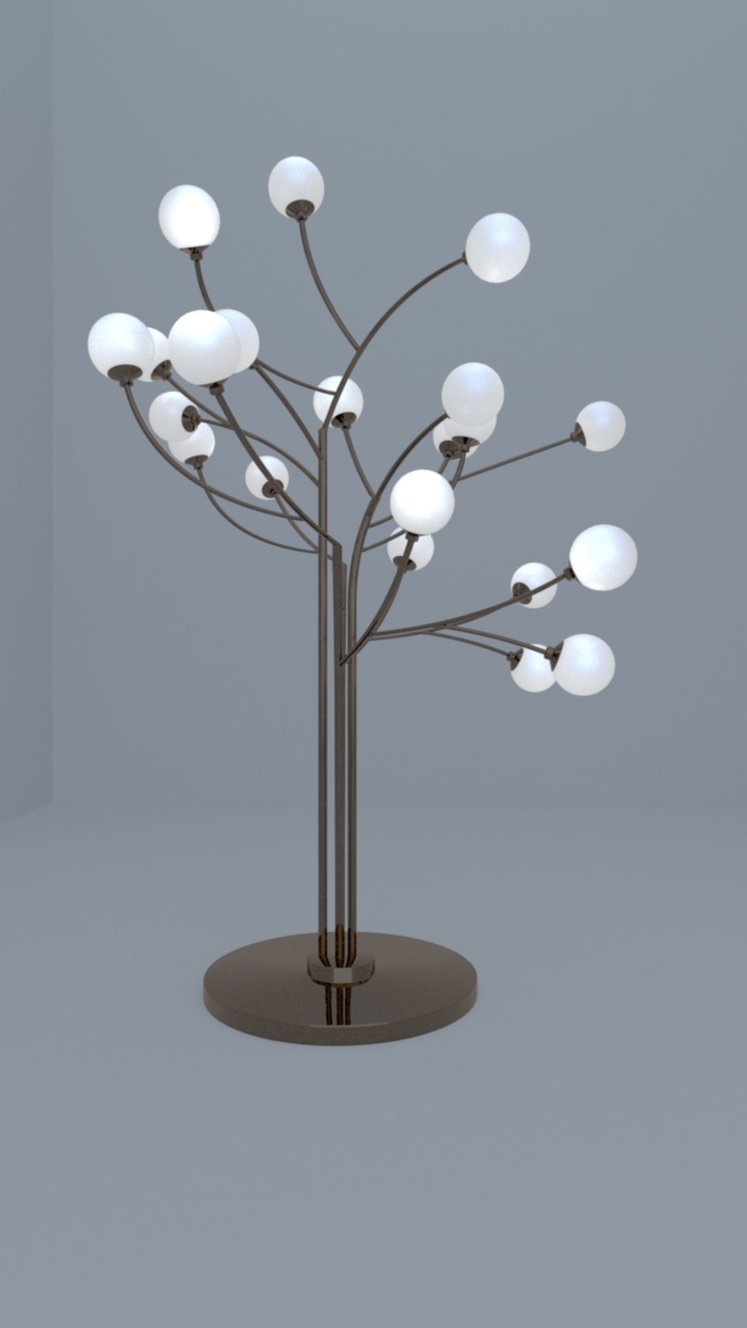 tree lamp 3D model_2