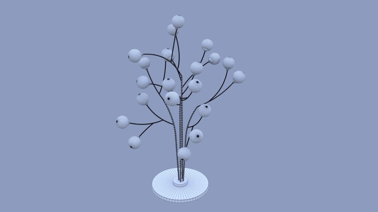 tree lamp 3D model_9