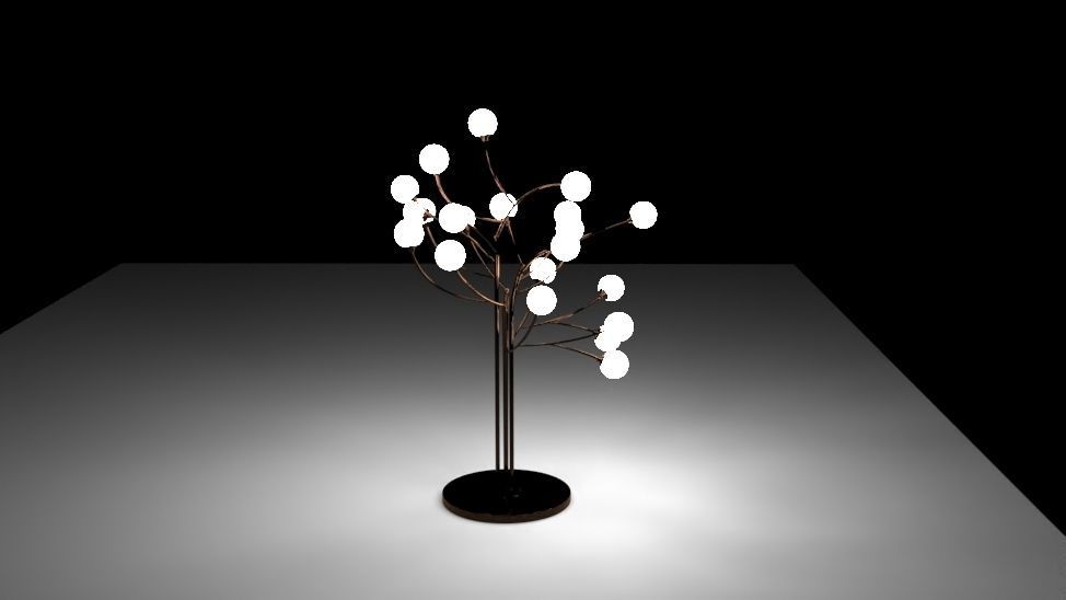 tree lamp 3D model_3