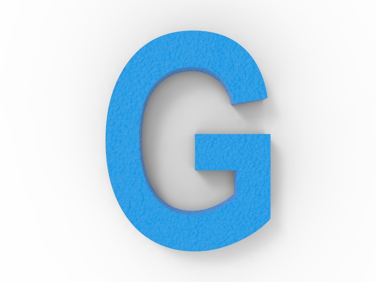 3D Printable English Alphabets -A-Z - Arial Font - 20mm 3D print model_9