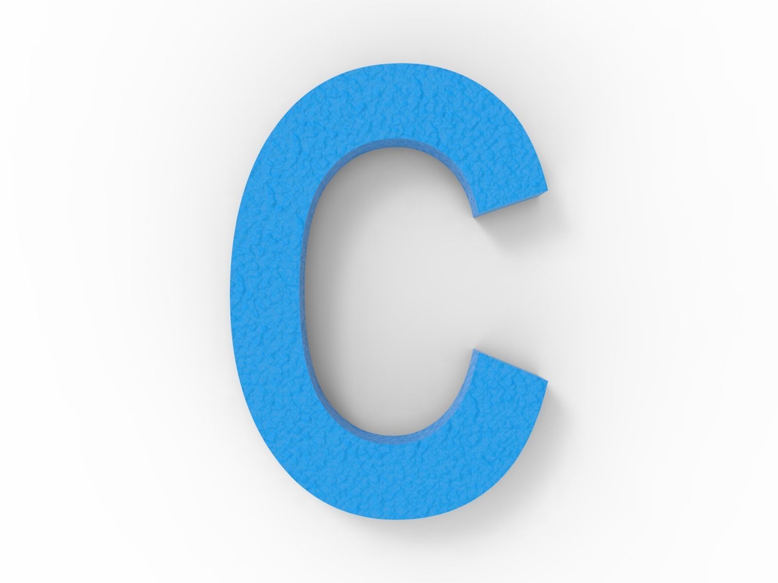 3D Printable English Alphabets -A-Z - Arial Font - 20mm 3D print model_5