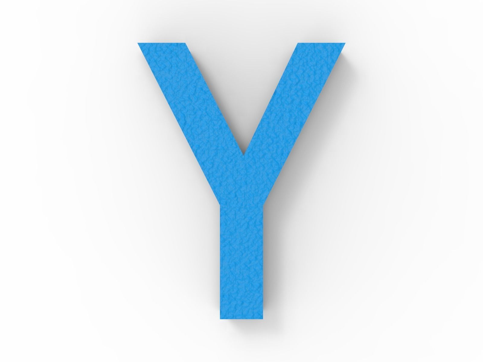 3D Printable English Alphabets -A-Z - Arial Font - 20mm 3D print model_27