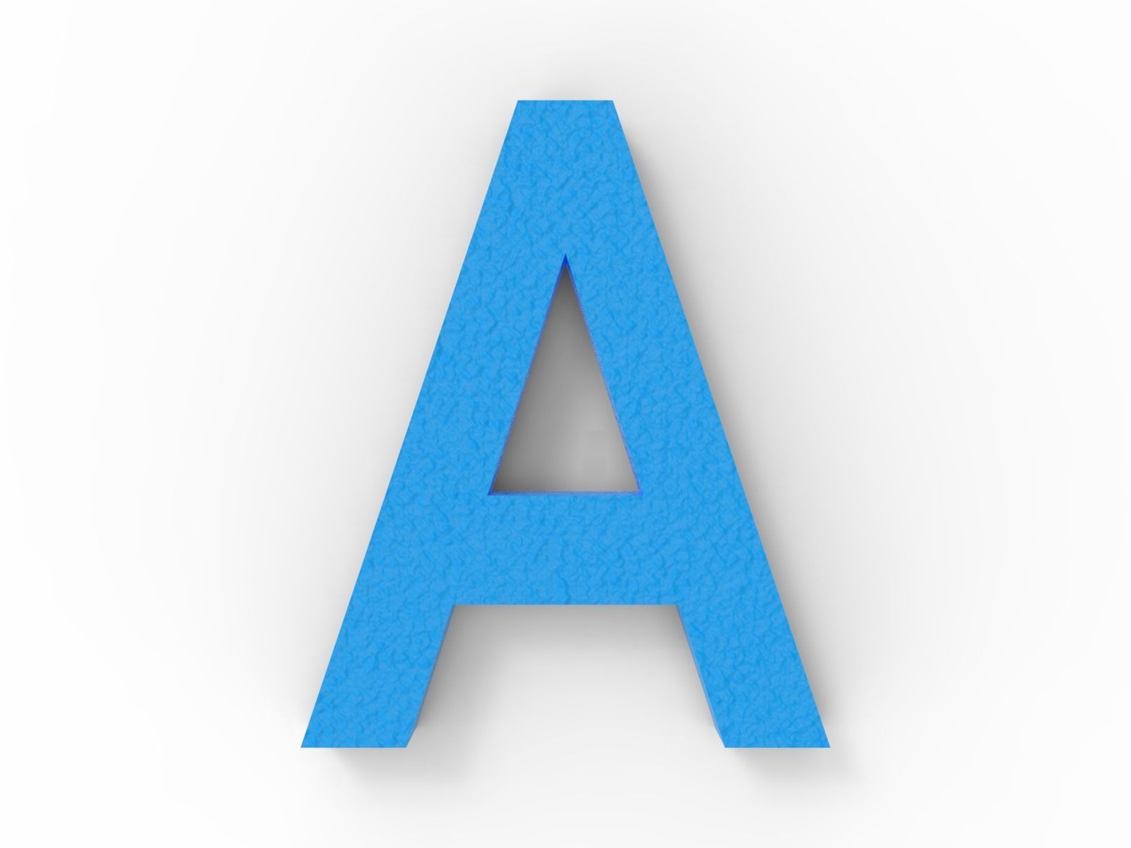 3D Printable English Alphabets -A-Z - Arial Font - 20mm 3D print model_3