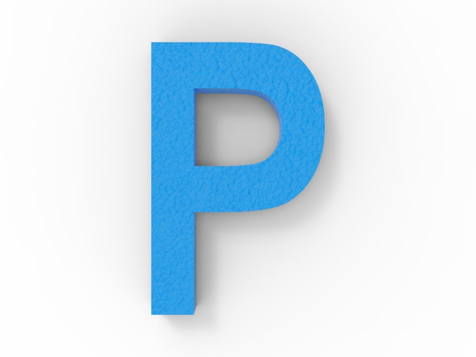 3D Printable English Alphabets -A-Z - Arial Font - 20mm 3D print model_18