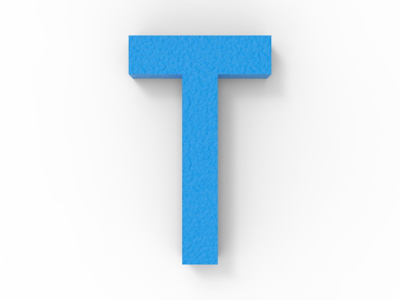 3D Printable English Alphabets -A-Z - Arial Font - 20mm 3D print model_22